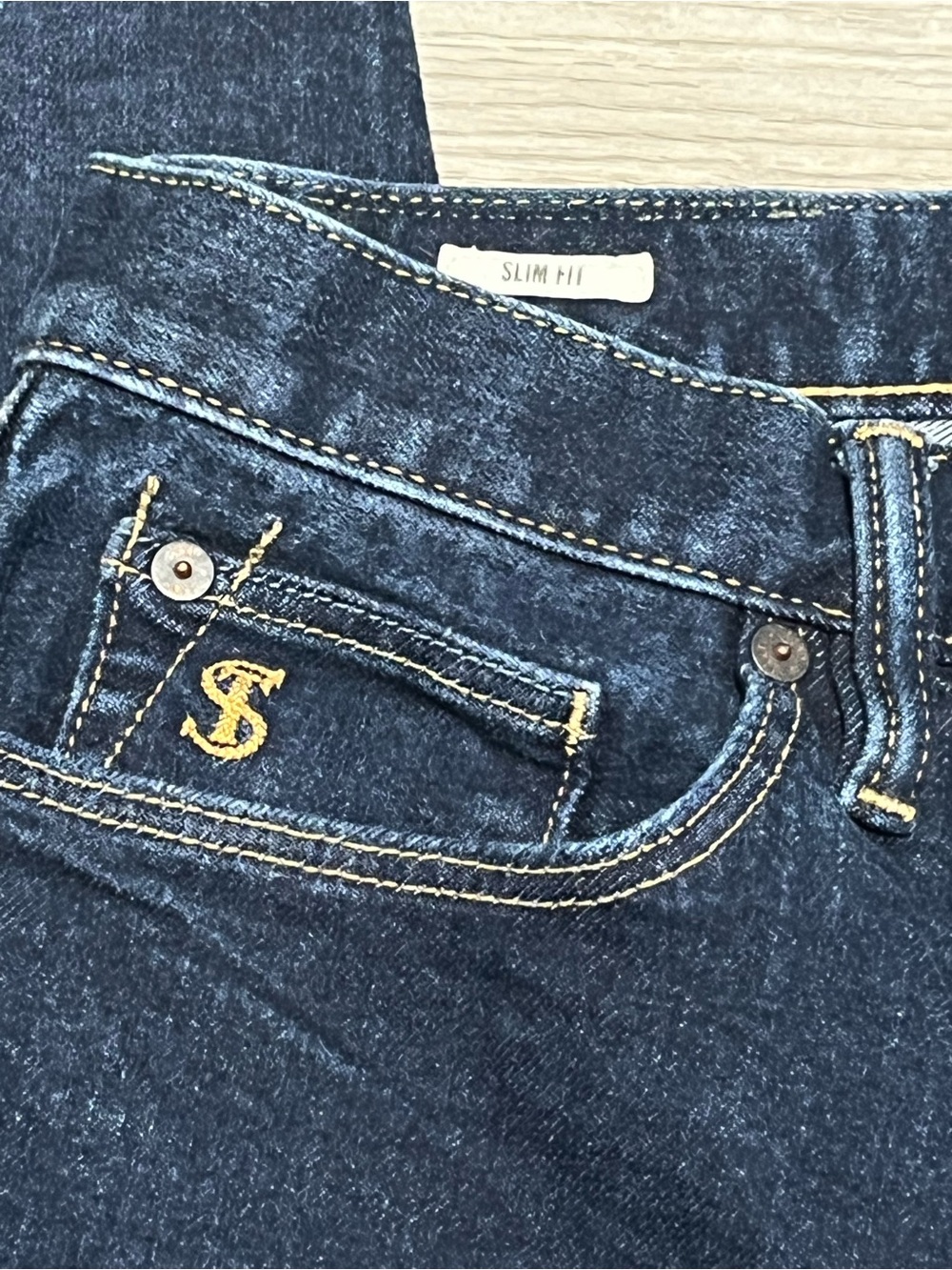 TODD SNYDER $158 Stretch 5-pocket Jeans Slim Fit Men’s 30x28 Blue Premium Denim